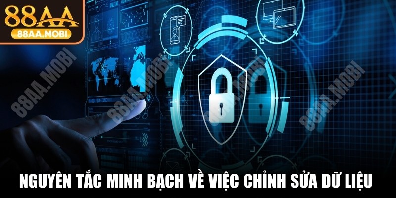 Nguyên tắc minh bạch về việc chỉnh sửa dữ liệu cá nhân công khai
