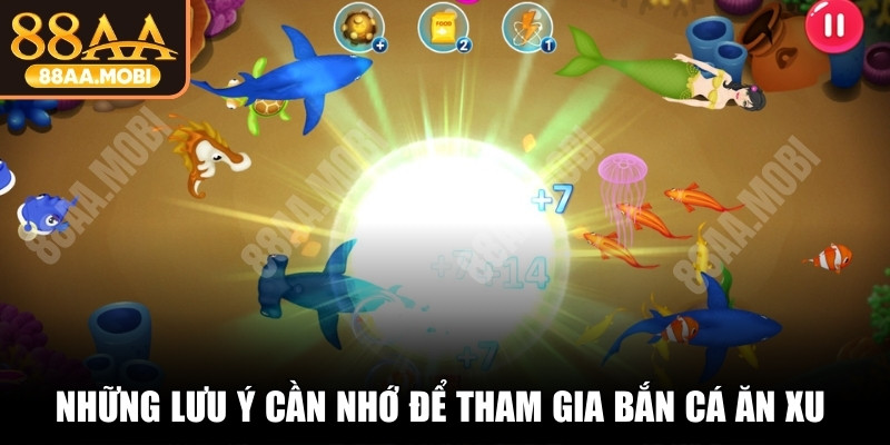 Những lưu ý cần nhớ để tham gia bắn cá ăn xu giành thắng lớn